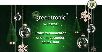 greentronic wnscht Frohe Weihnachten und ein gesundes neues Jahr 2025