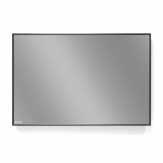 VASNER Zipris S Sleek Infrarotheizung Spiegel 500Watt(schmal)ultraflach Rahmen hauchdnn schwarz