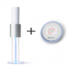 LightAir Luftreiniger IonFlow Signature white + Kaiterra Egg+ CO2 Messgert