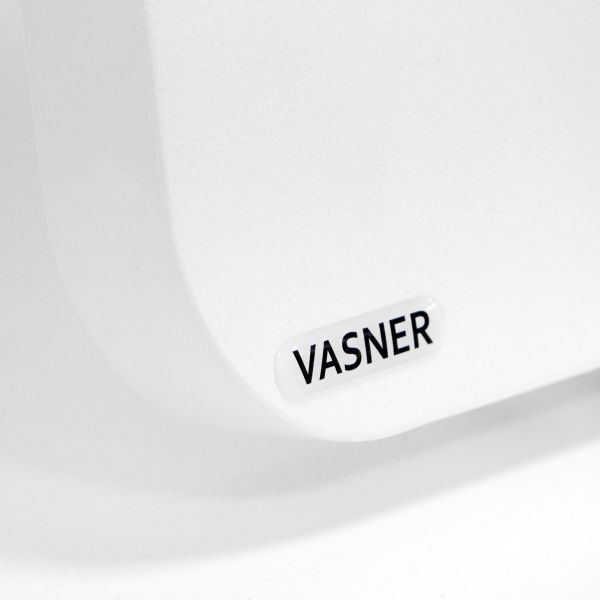 VASNER Konvi Plus 1200W Infrarotheizung rund weiß + Thermostat VUT35