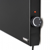 VASNER Konvi 600 W Hybrid Infrarotheizung mit Thermostat schwarz