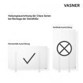 VASNER Standfe Citara Glas & Metall & Citara Metall Plus schwarz
