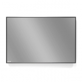 VASNER Zipris S Sleek Infrarotheizung Spiegel 500Watt(breit)ultraflach Rahmen hauchdnn schwarz