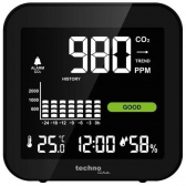 techno line Luftqualittsmessgert WL 1025 mit CO2-und Luftgte-Anzeige