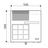 CUOGHI WMD small Luftentfeuchter 19L Wandmontage